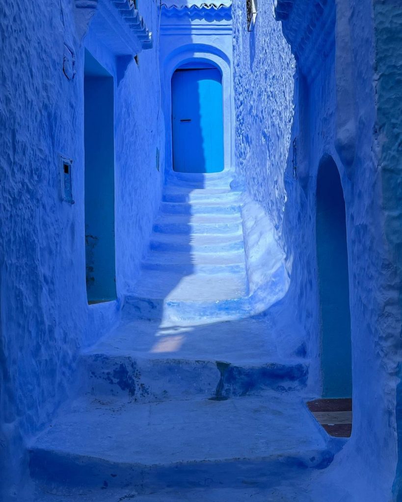 Blue street - Top 6 Instagram Spots in Blue City Chefchaouen Morocco